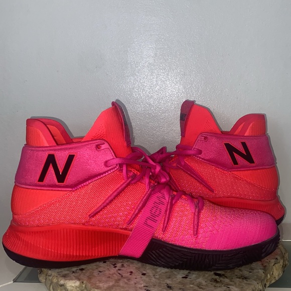 New Balance OMNIS HEAT WAVE Kawhi Leonard PE Red Pink LA Clippers Sneakers-11 - Picture 12 of 16